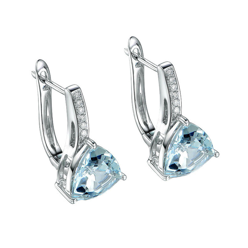 Blue Zircon Glam - Boucles