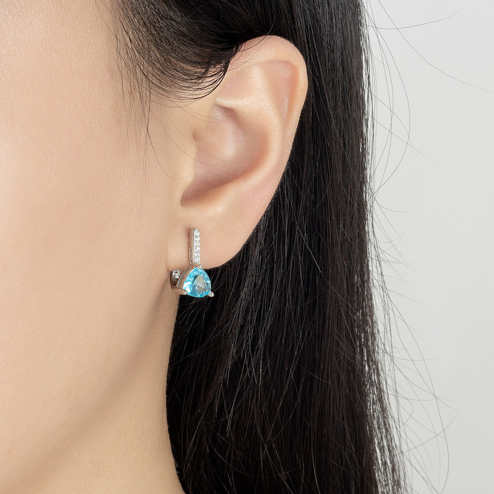 Blue Zircon Glam - Boucles